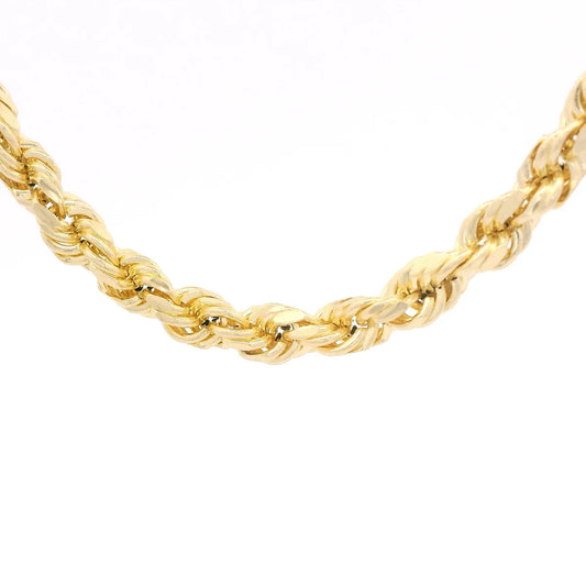 14K Hollow Rope Chain (3MM / 24" inches)