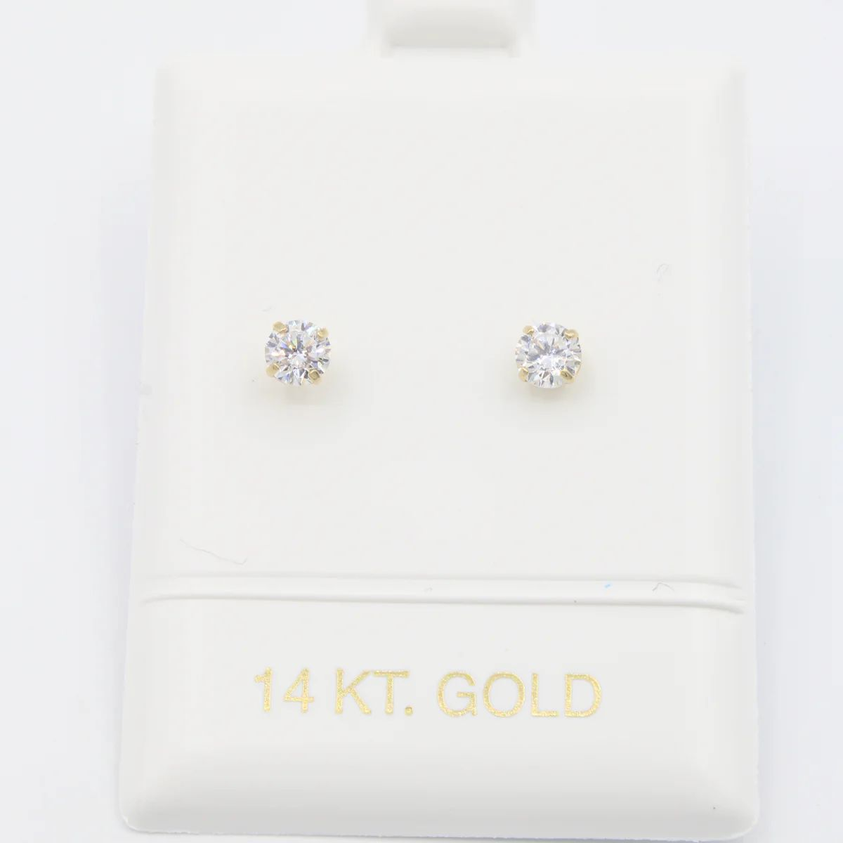 14K CZ Studs