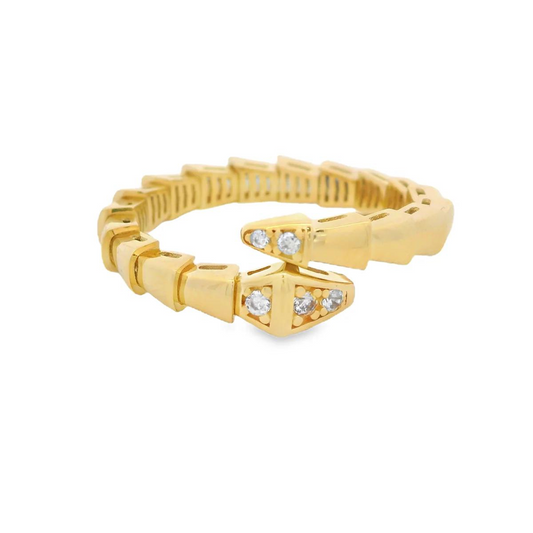 14K Serpent Gold Ring