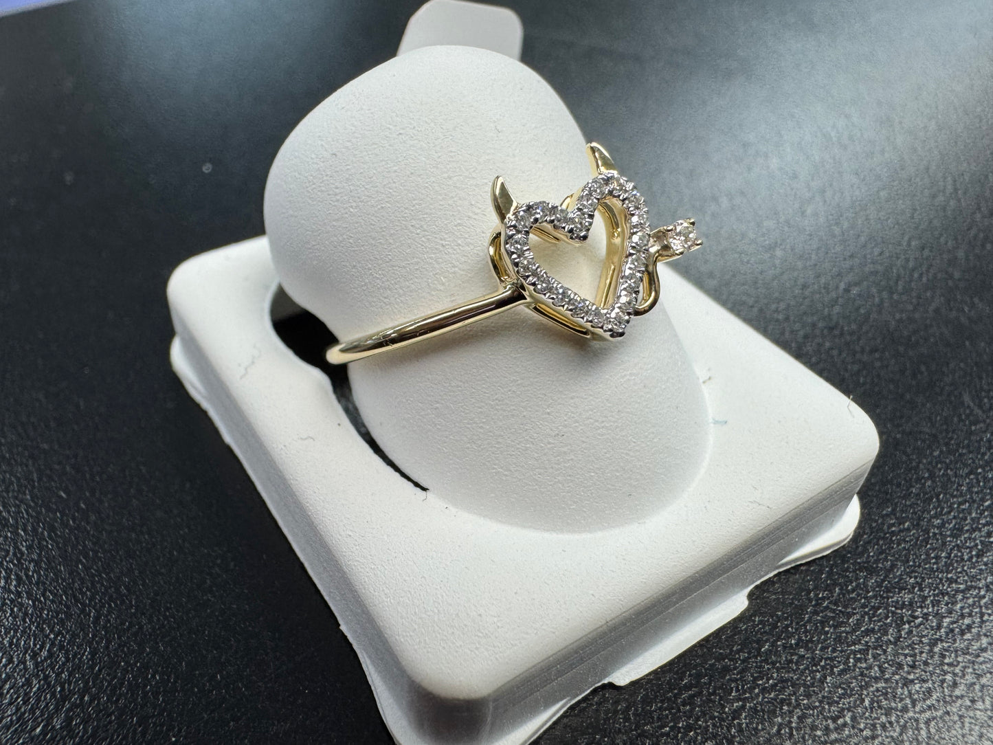 14K Sinful Corazón Diamond Ring