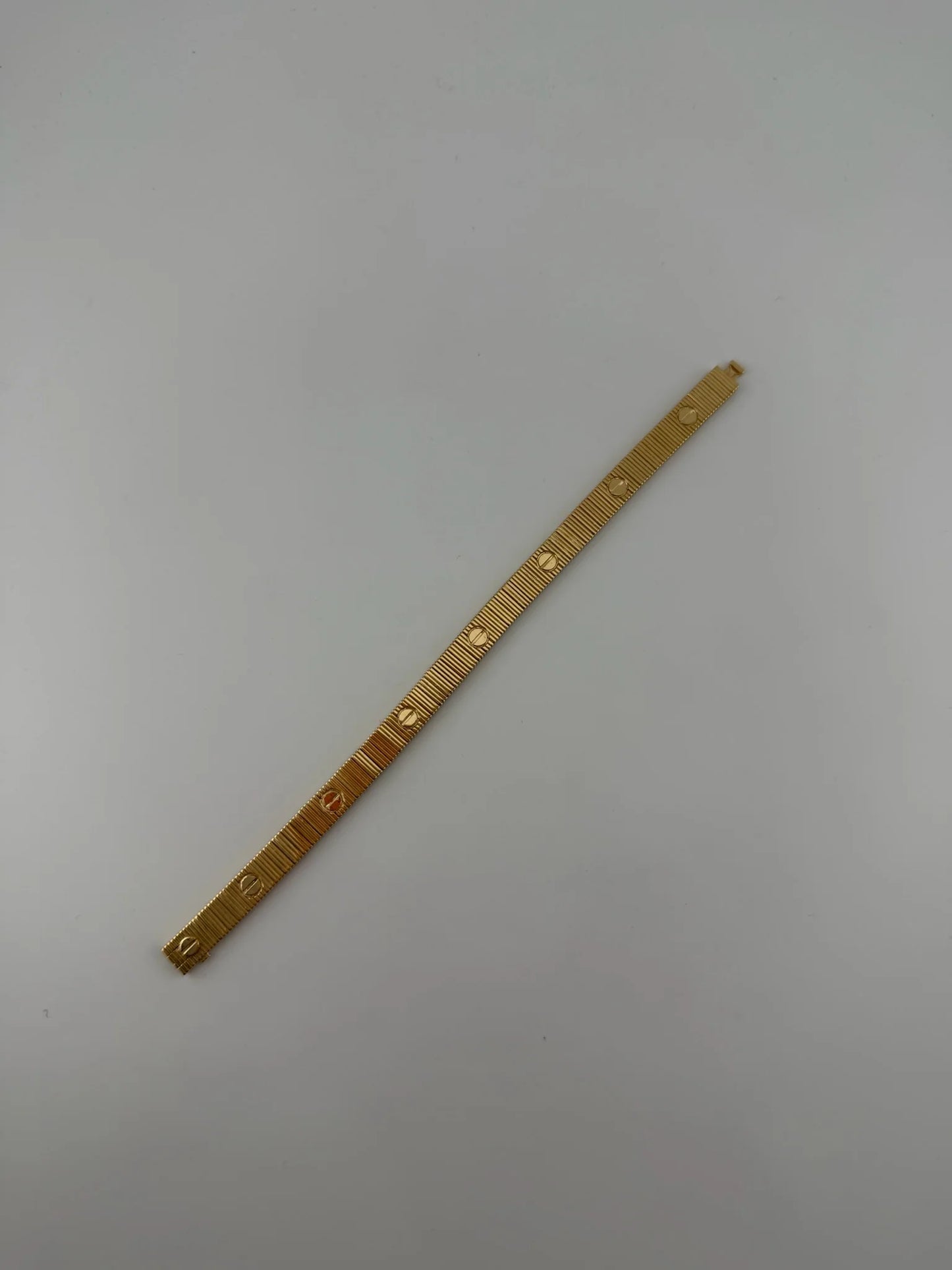 Solid 18k Gold Flexible Bracelet