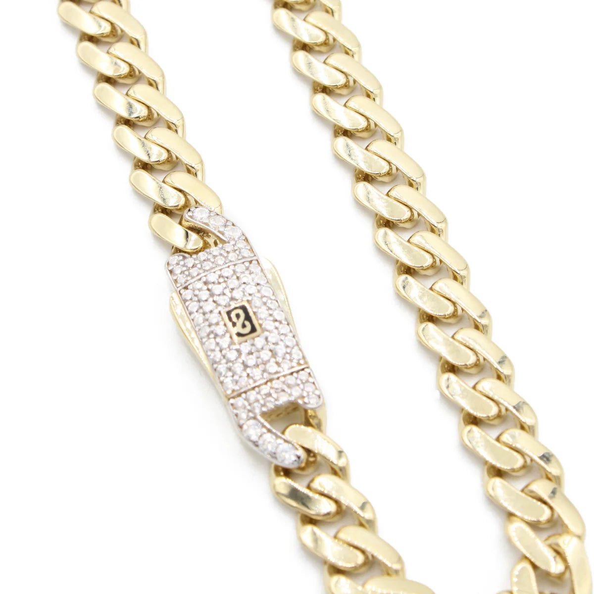 14K Hollow Cuban Monaci Bracelet- 7MM