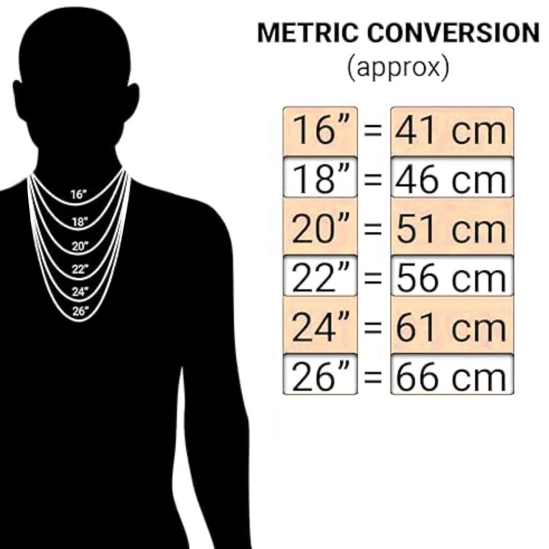 14K Hollow Rope Chain (3MM / 24" inches)